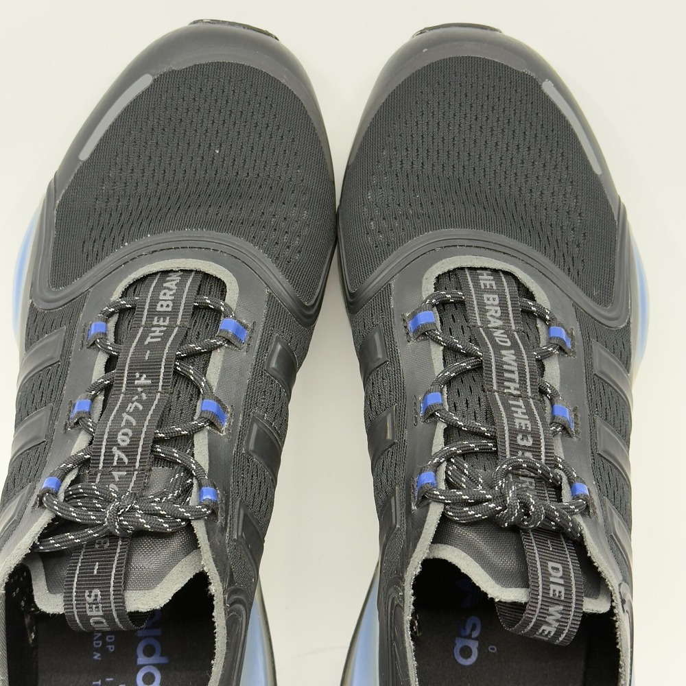Adidas NMD v3 Mens 12 Black Blue White Rush Running Shoe Trainer Sneaker Stripes - Picture 7 of 16